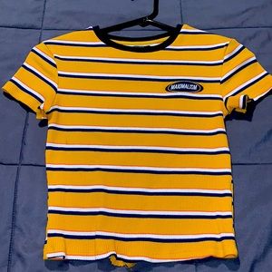 Maximalism multicolored Crop Top by BERSHKA